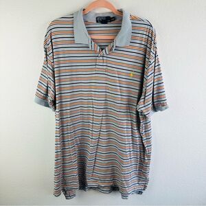 Polo Ralph Lauren Light‎ Blue Striped Shirt Size XXL